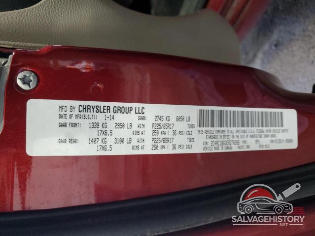 2C4RC1BG3ER270268 2014 CHRYSLER MINIVAN photo no. 13