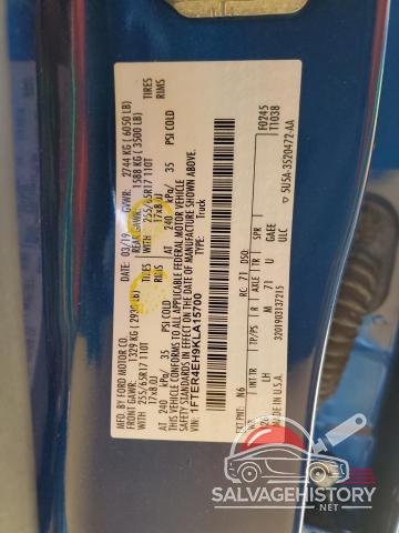 1FTER4EH9KLA15700 2019 FORD RANGER photo no. 12
