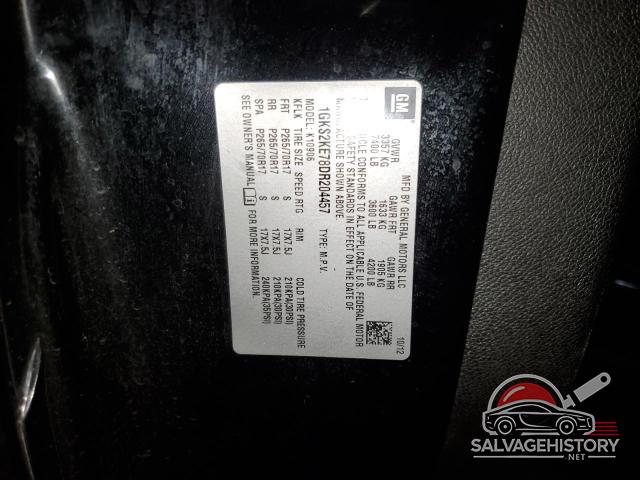 1GKS2KE78DR204457 2013 GMC YUKON photo no. 13