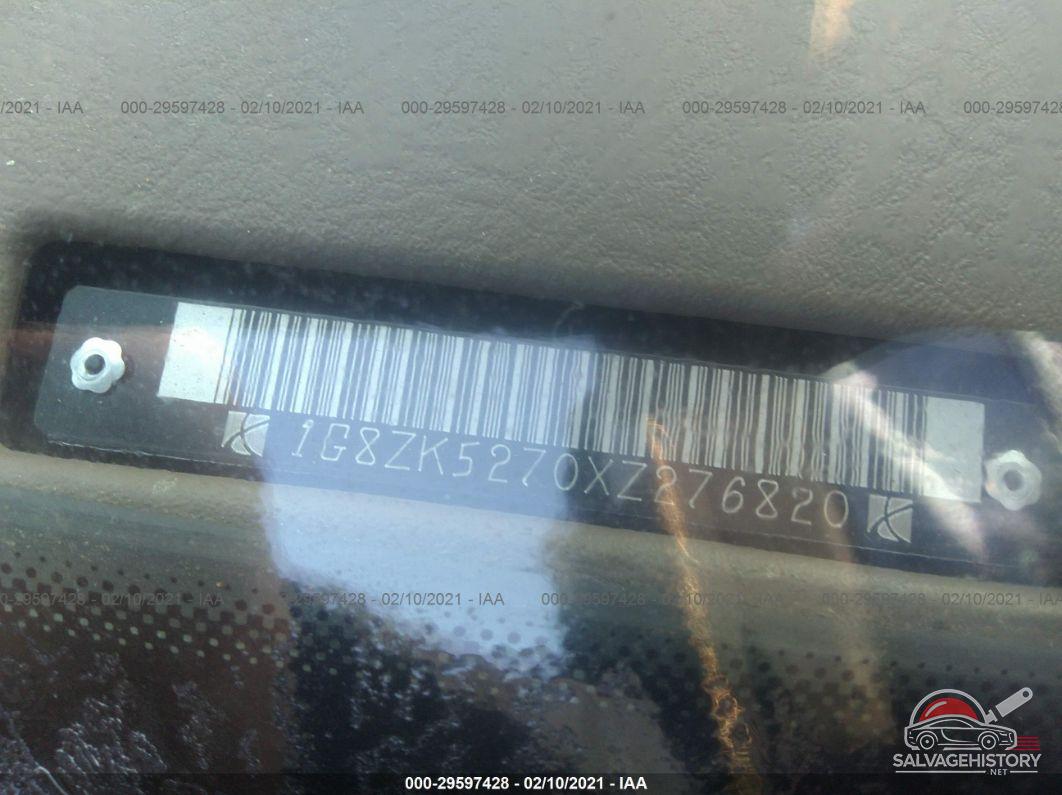 1G8ZK5270XZ276820 1999 SATURN SL photo no. 9