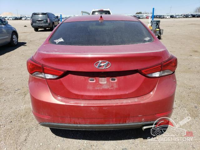 KMHDH4AH7GU521222 2016 HYUNDAI ELANTRA photo no. 6