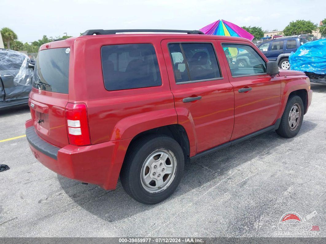1J8FT28W68D520836 2008 JEEP PATRIOT photo no. 4