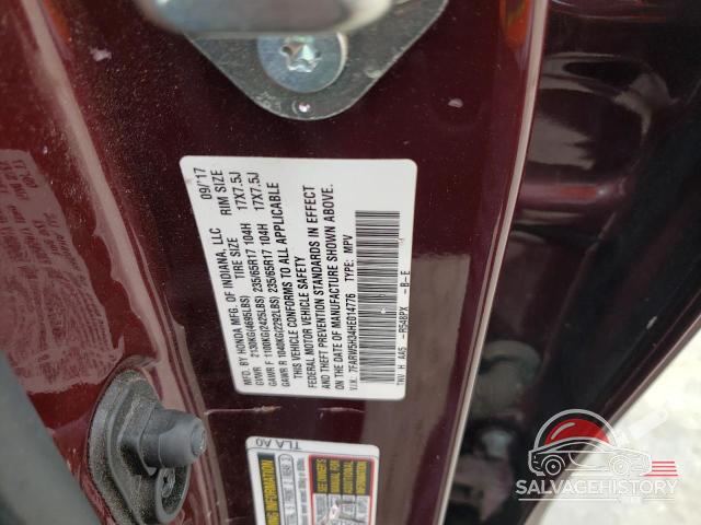 7FARW5H34HE014776 2017 HONDA CRV photo no. 12