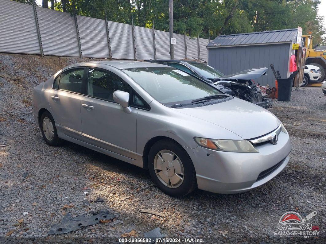 JHMFA36276S003703 2006 HONDA CIVIC HYBRID photo no. 6