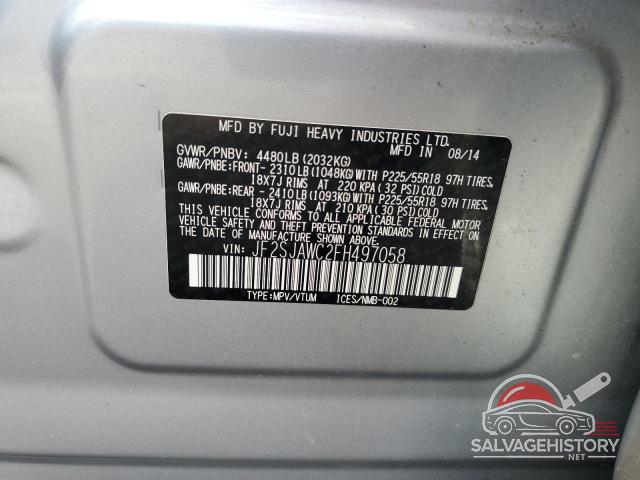 JF2SJAWC2FH497058 2015 SUBARU FORESTER photo no. 13