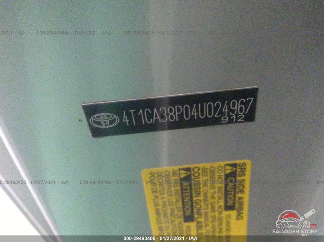 4T1CA38P04U024967 2004 TOYOTA CAMRY SOLARA photo no. 9
