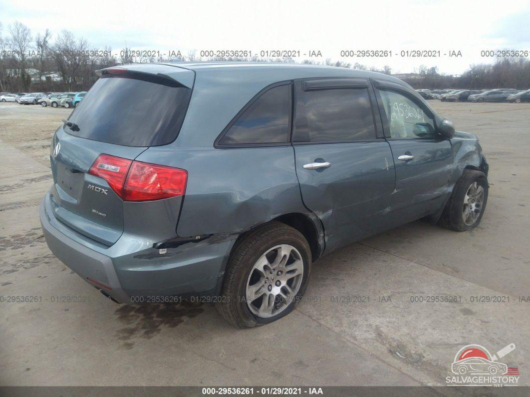 2HNYD28317H536232 2007 ACURA MDX photo no. 4
