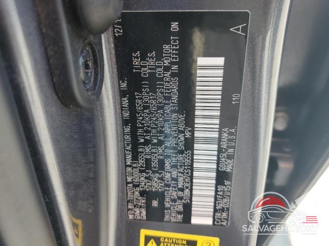 5TDBK3EH7CS119555 2012 TOYOTA HIGHLANDER photo no. 13
