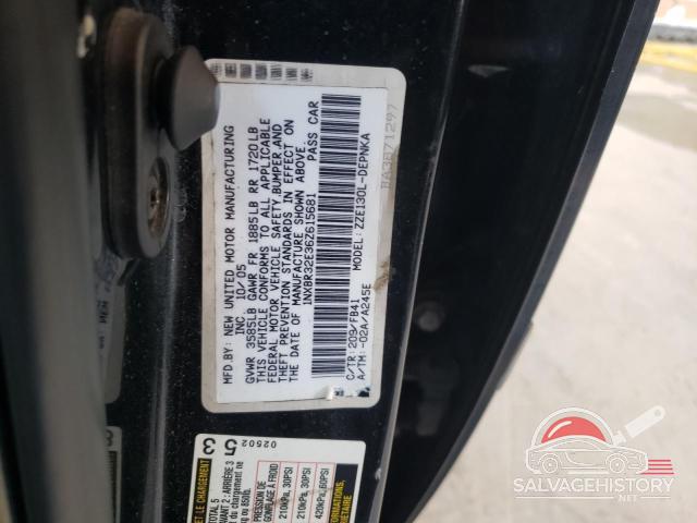 1NXBR32E36Z615681 2006 TOYOTA COROLLA photo no. 12