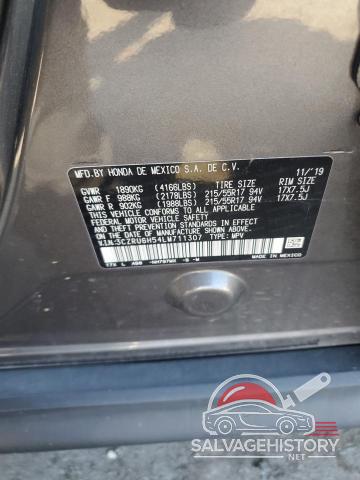 3CZRU6H54LM711307 2020 HONDA HR-V photo no. 14