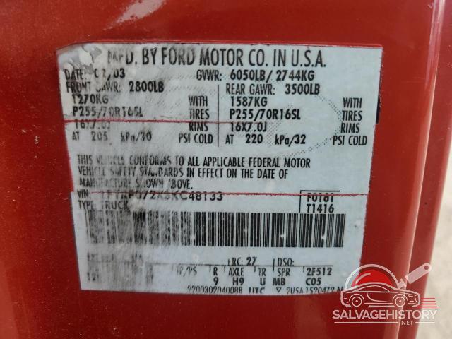 1FTRF072X3KC48133 2003 FORD All Models photo no. 12