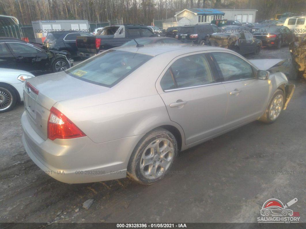 3FAHP0HA2AR274626 2010 FORD FUSION photo no. 4
