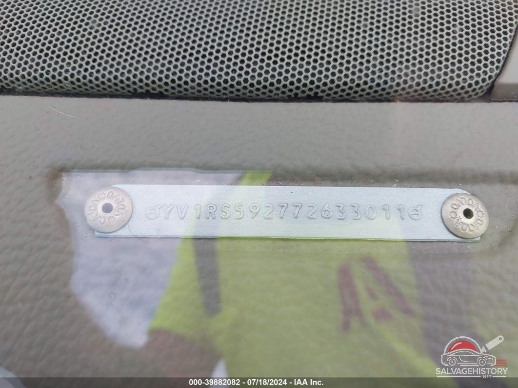 YV1RS592772633011 2007 VOLVO S60 photo no. 9