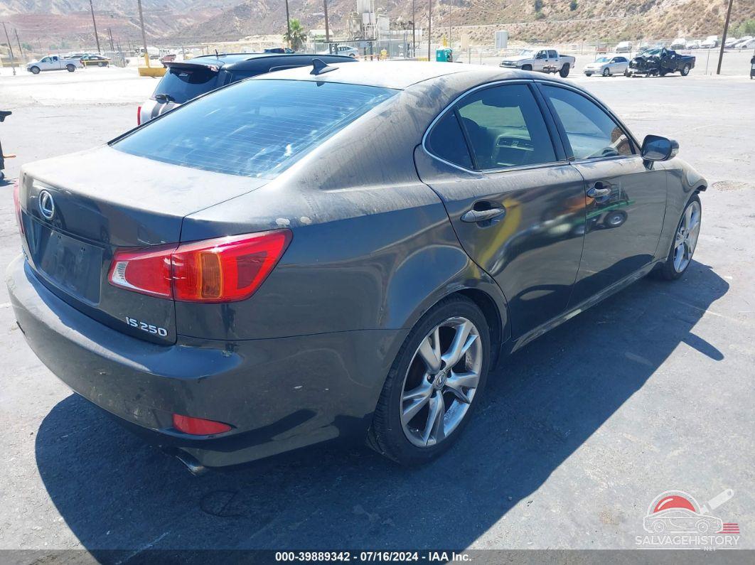 JTHBK262292087035 2009 LEXUS IS 250 photo no. 4