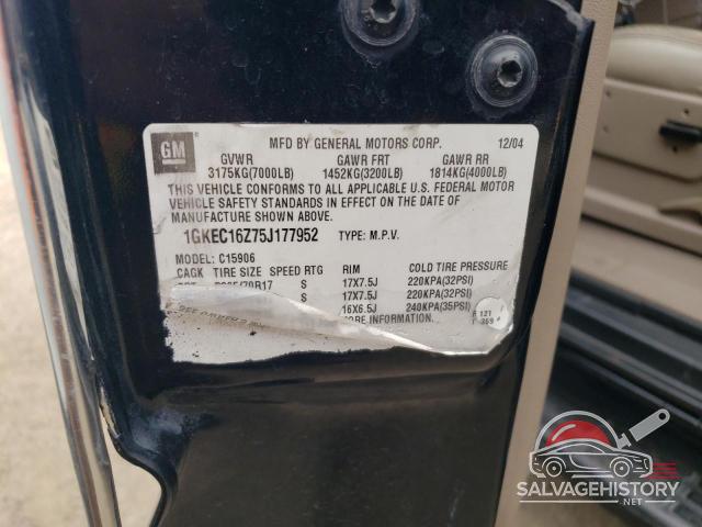 1GKEC16Z75J177952 2005 GMC YUKON photo no. 13