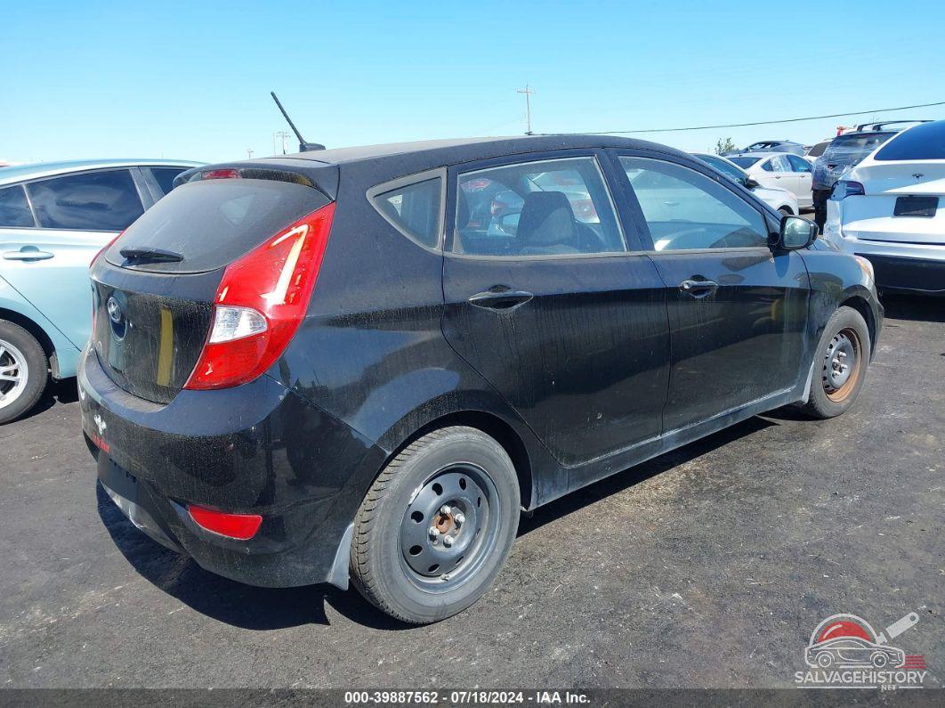KMHCT5AE2DU071206 2013 HYUNDAI ACCENT photo no. 4