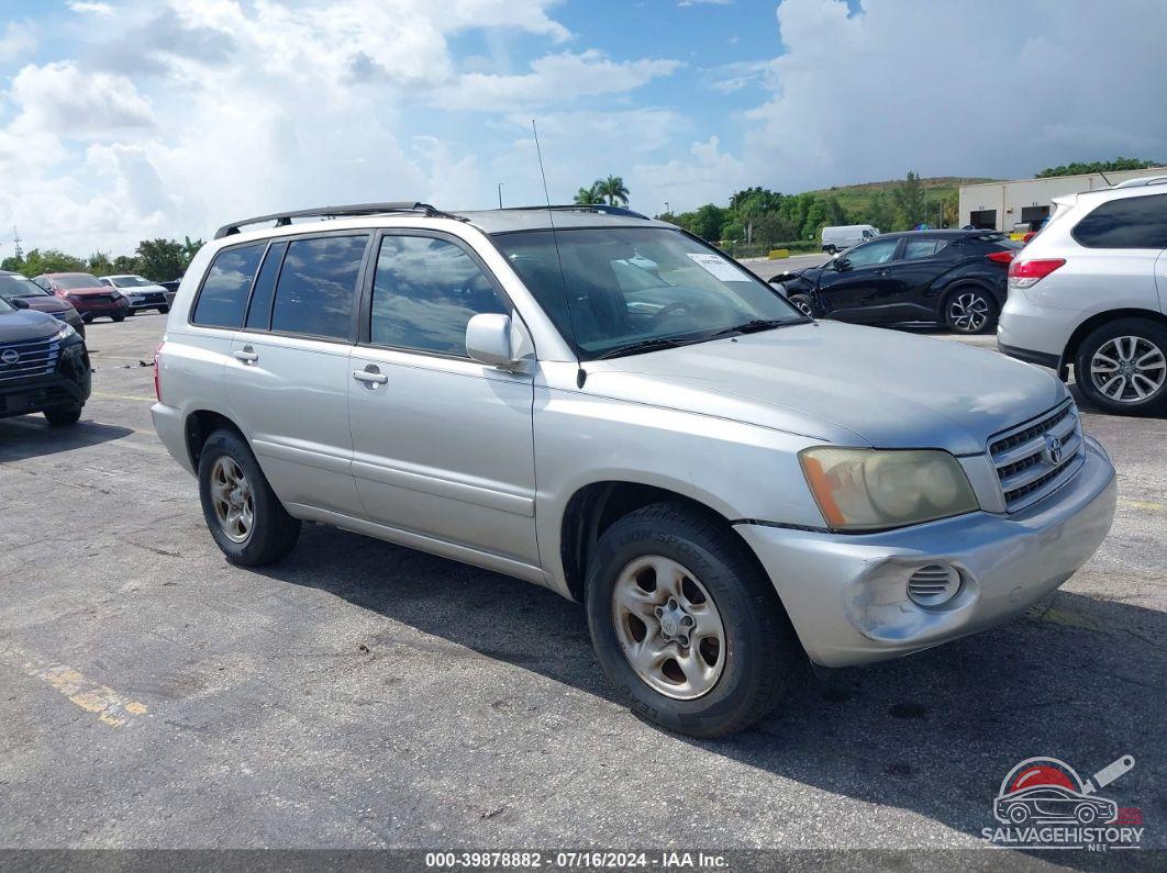 JTEGD21A430069795 2003 TOYOTA HIGHLANDER photo no. 4