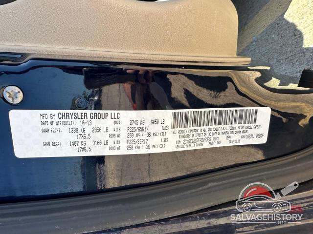 2C4RC1BG7ER207335 2014 CHRYSLER MINIVAN photo no. 10