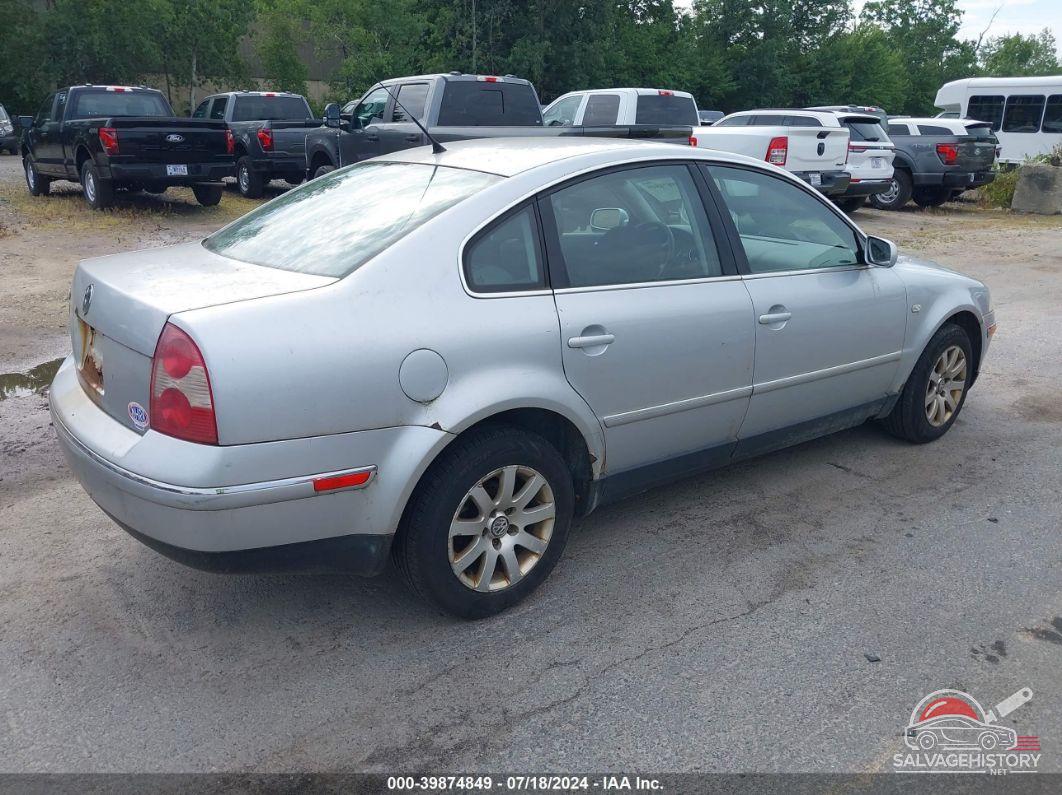 WVWPD63B33P033928 2003 VOLKSWAGEN PASSAT photo no. 4