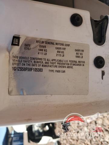 1G1ZS58F58F105383 2008 CHEVROLET MALIBU photo no. 13