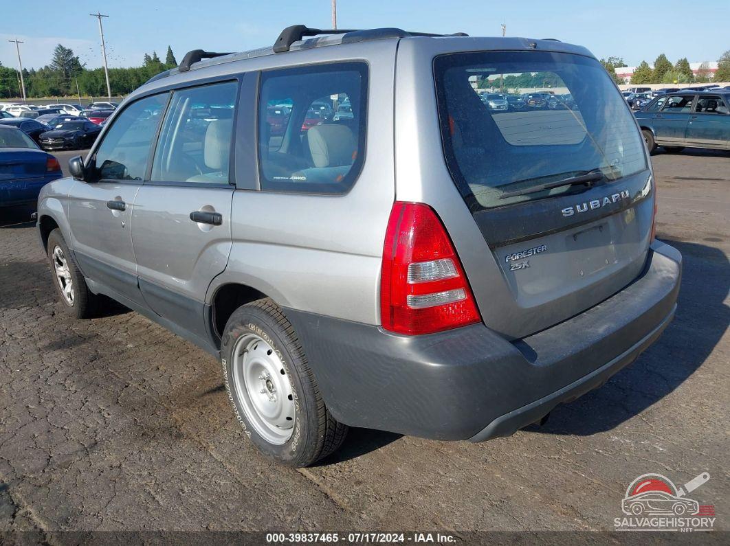 JF1SG63645H708175 2005 SUBARU FORESTER photo no. 3