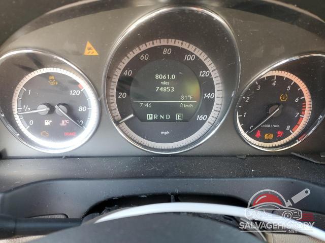 WDDGF5EB7BR161826 2011 MERCEDES-BENZ C-CLASS photo no. 9