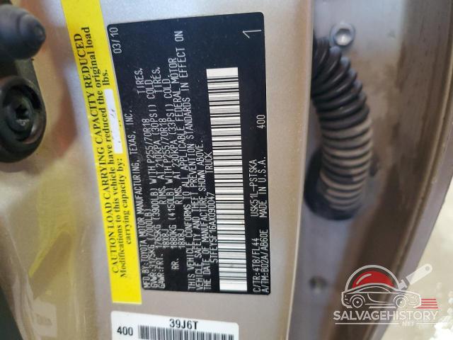 5TFEY5F16AX090047 2010 TOYOTA TUNDRA photo no. 12