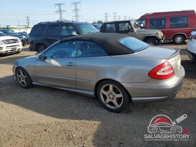 WDBTK75G25T046097 2005 MERCEDES-BENZ CLK-CLASS photo no. 2