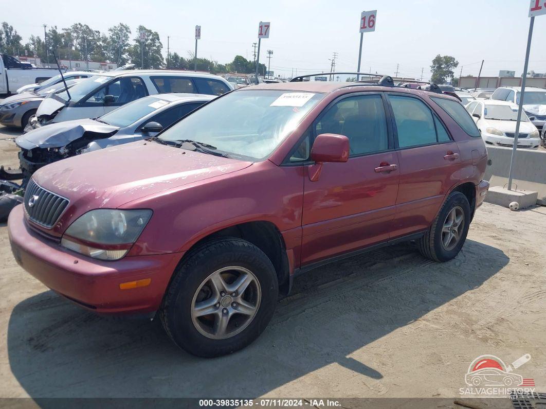 JT6HF10U3X0079367 1999 LEXUS RX photo no. 2