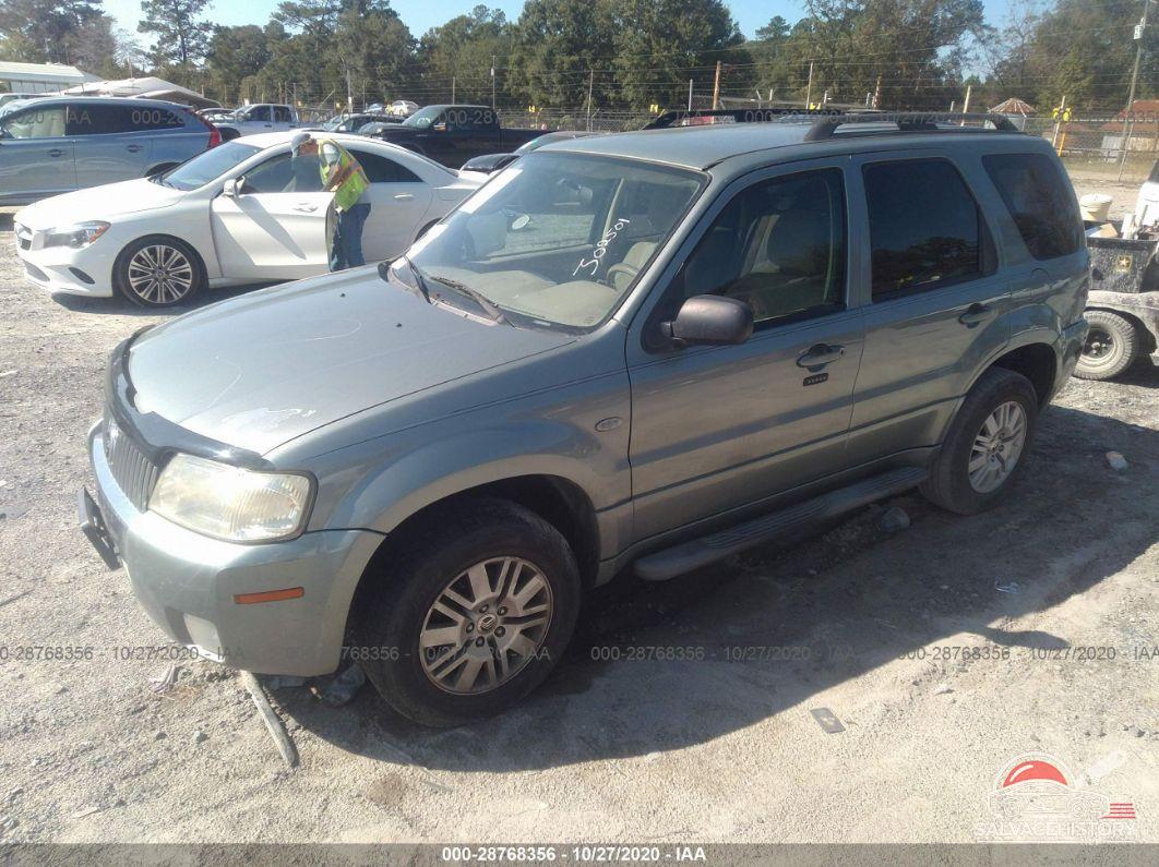 4M2YU56Z76DJ02501 2006 MERCURY MARINER photo no. 2