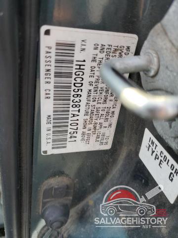 1HGCD5638TA107541 1996 HONDA ACCORD photo no. 12