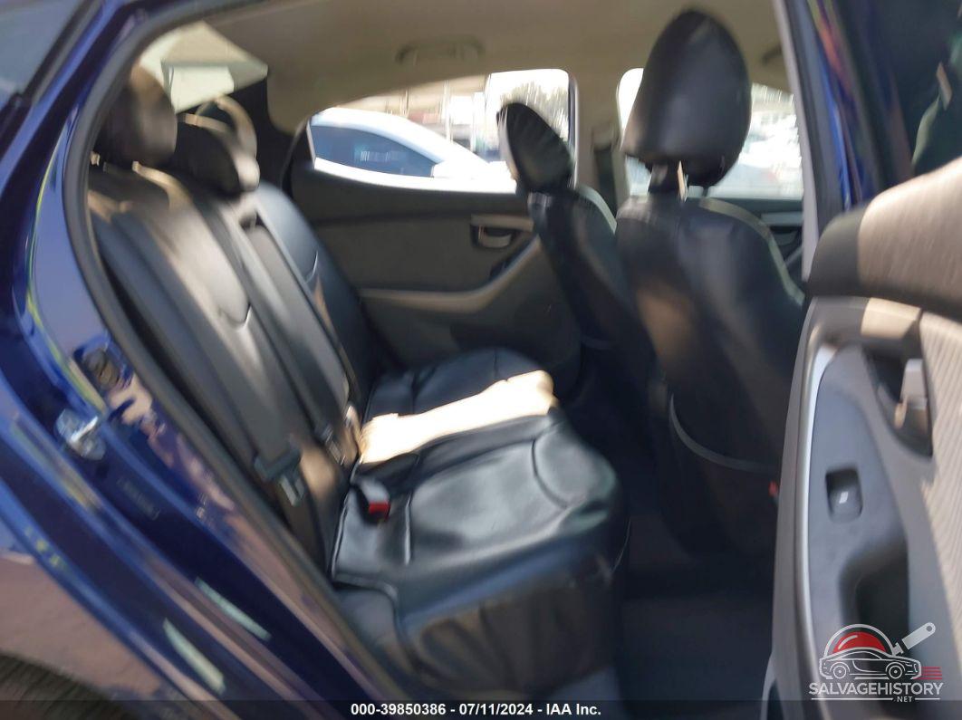 5NPDH4AE3CH122385 2012 HYUNDAI ELANTRA photo no. 8