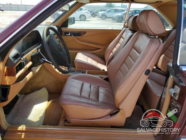 WDBCA44D6FA141462 1985 MERCEDES-BENZ 500-CLASS photo no. 7