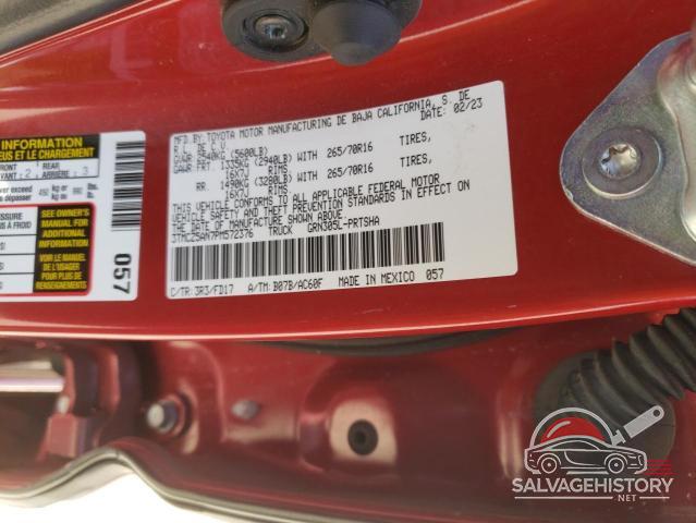 3TMCZ5AN7PM572376 2023 TOYOTA TACOMA photo no. 12