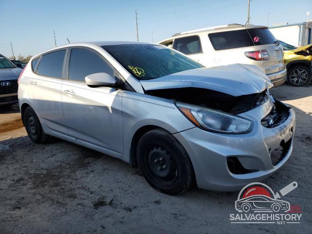 KMHCT5AEXFU222263 2015 HYUNDAI ACCENT photo no. 4