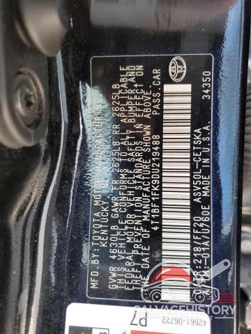 4T1BF1FK9DU219488 2013 TOYOTA CAMRY photo no. 12