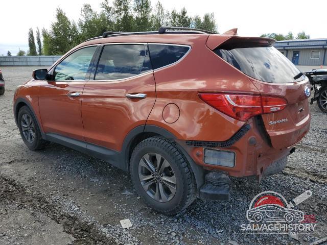 5XYZUDLB4EG187406 2014 HYUNDAI SANTA FE photo no. 2