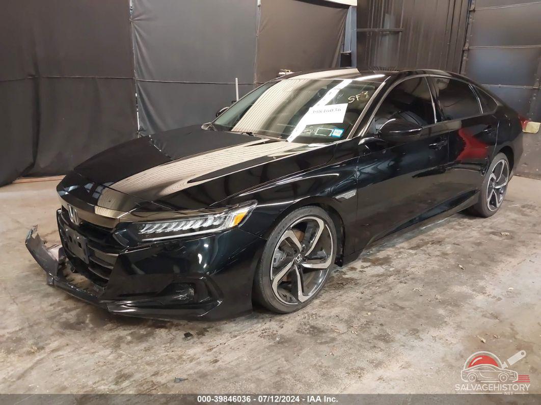 1HGCV1F40NA028222 2022 HONDA ACCORD photo no. 2