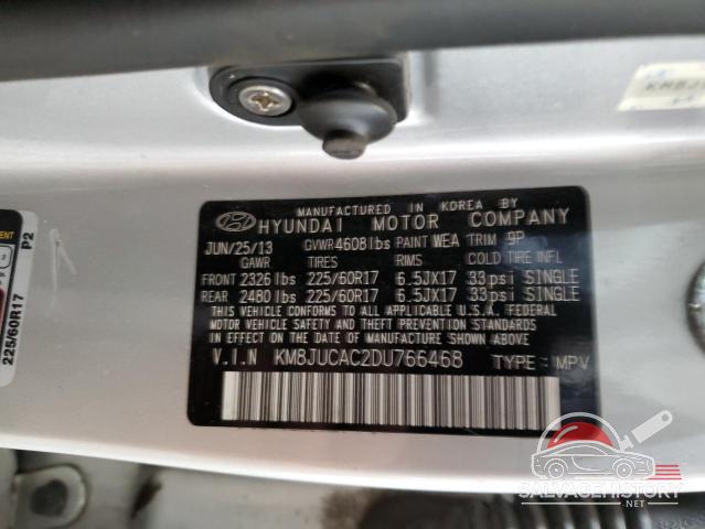 KM8JUCAC2DU766468 2013 HYUNDAI TUCSON photo no. 14