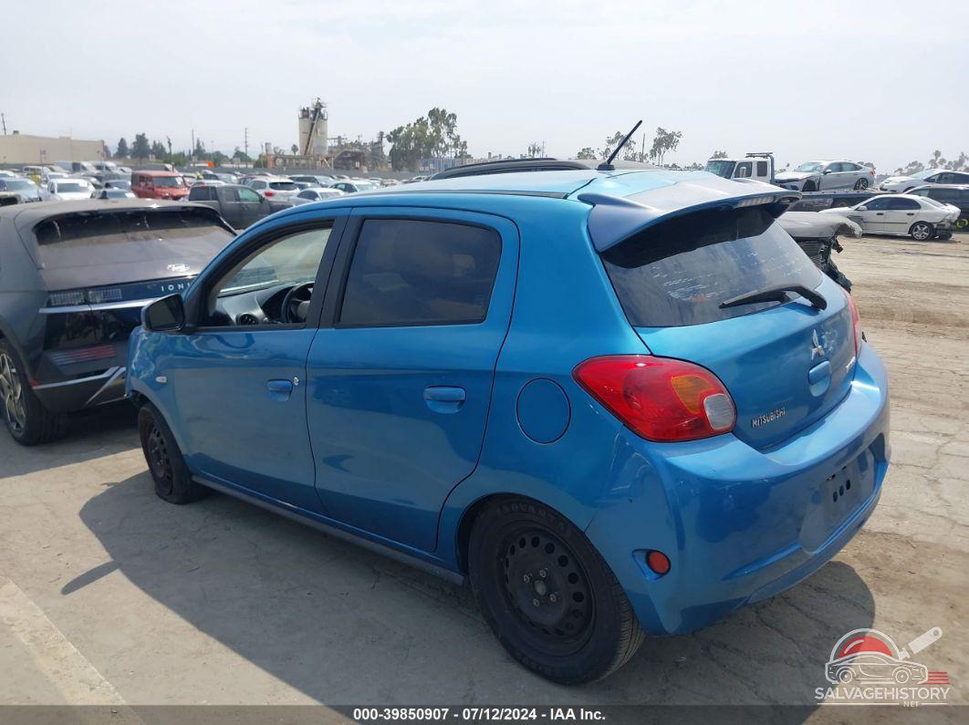 ML32A3HJ9FH058173 2015 MITSUBISHI MIRAGE photo no. 3