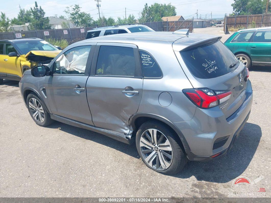 JA4ARUAU3MU014373 2021 MITSUBISHI OUTLANDER SPORT photo no. 3