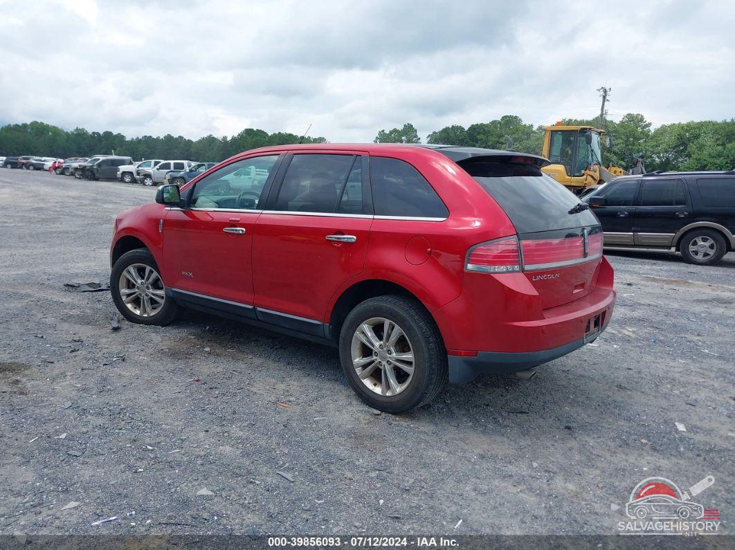 2LMDJ6JC0ABJ02683 2010 LINCOLN MKX photo no. 3