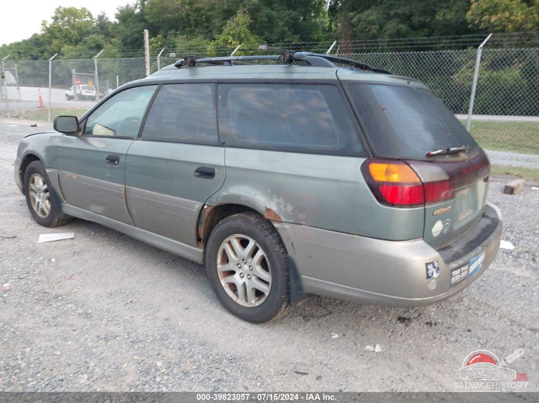 4S3BH675X36631748 2003 SUBARU OUTBACK photo no. 3
