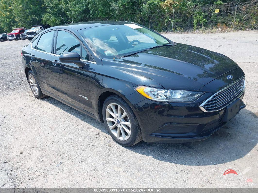 3FA6P0LU0HR164113 2017 FORD FUSION HYBRID photo no. 3