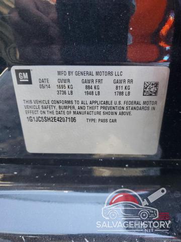 1G1JC5SH2E4207106 2014 CHEVROLET SONIC photo no. 12