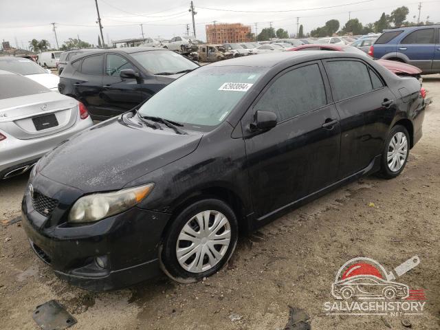 1NXBU40E09Z104036 2009 TOYOTA COROLLA BA photo no. 1