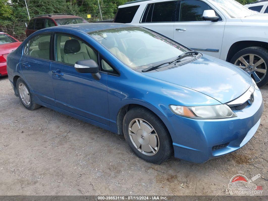 JHMFA3F28AS000091 2010 HONDA CIVIC HYBRID photo no. 2
