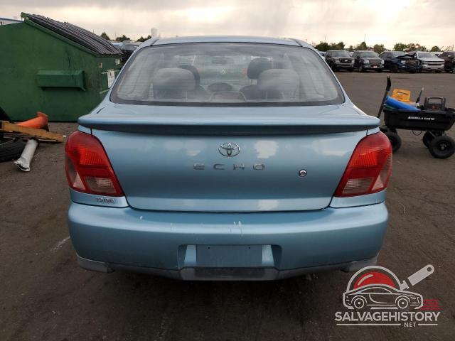 JTDAT123520252032 2002 TOYOTA ECHO photo no. 6