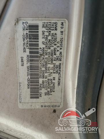 4T1BG12KXTU653162 1996 TOYOTA CAMRY photo no. 12