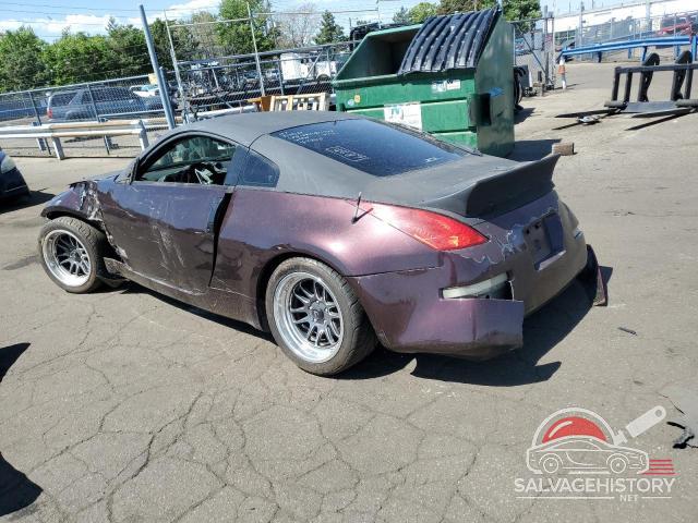 JN1AZ34D83T116741 2003 NISSAN 350Z photo no. 2